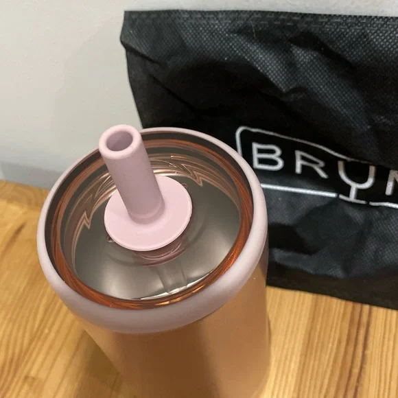 BrüMate Rare HTF Rose Gold Slim Straw Tumbler limited edition - Picture 2 of 3
